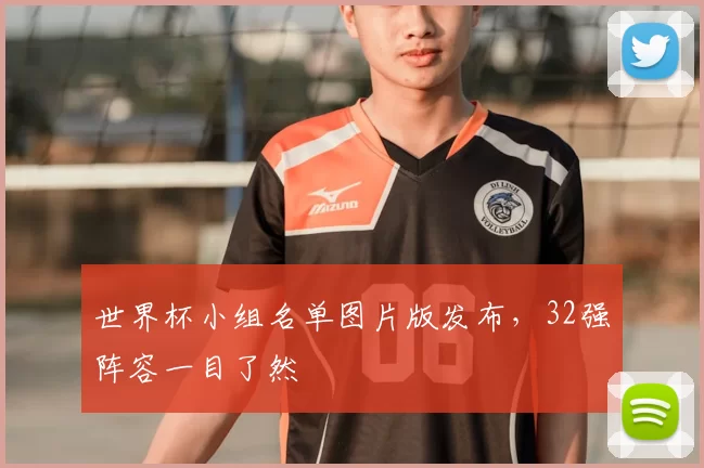 世界杯小组名单图片版发布,32强阵容一目了然
